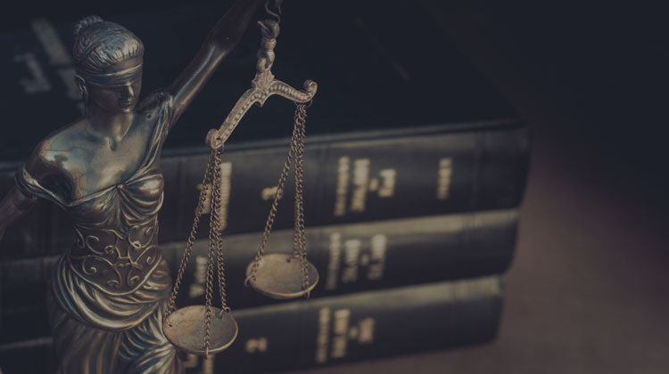 Blind Justice and Law Books